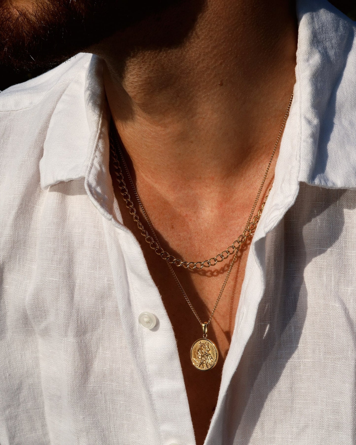 St. Christopher Pendant Necklace