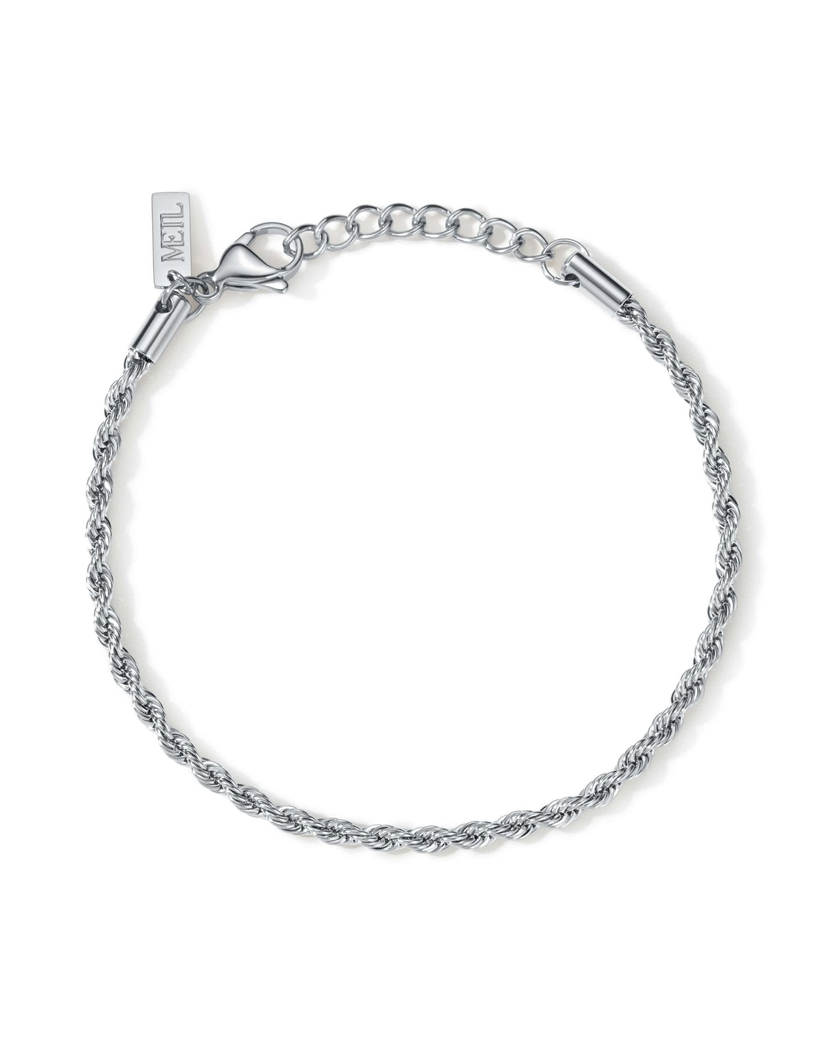 Men's Tarnish-Proof Rope Bracelet 3mm – METL