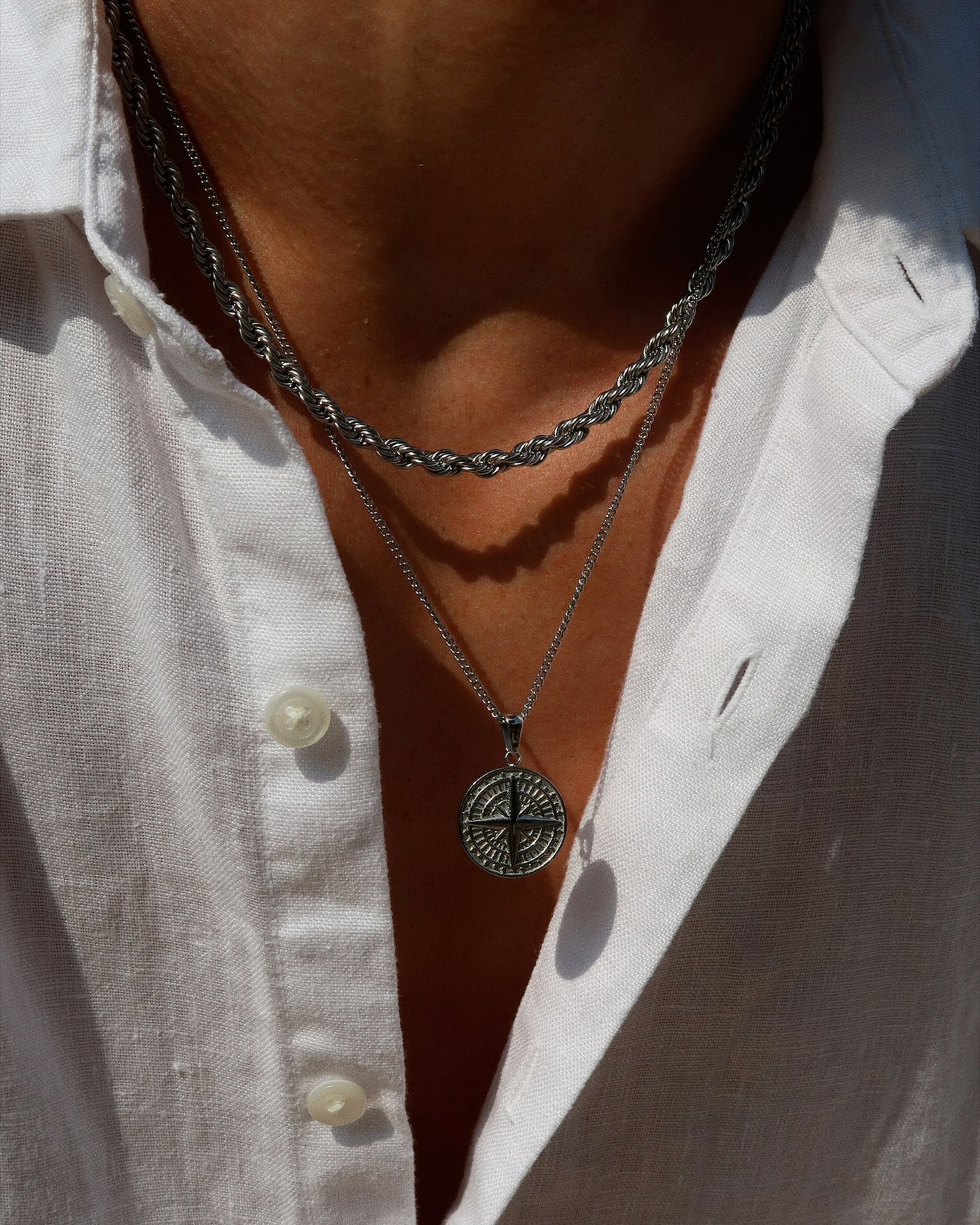 Compass Pendant Necklace