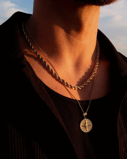 Compass Pendant Necklace