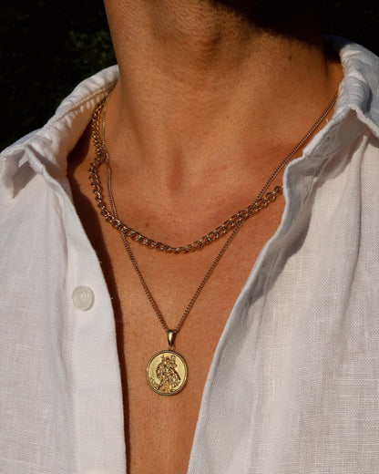 St. Christopher Pendant Necklace