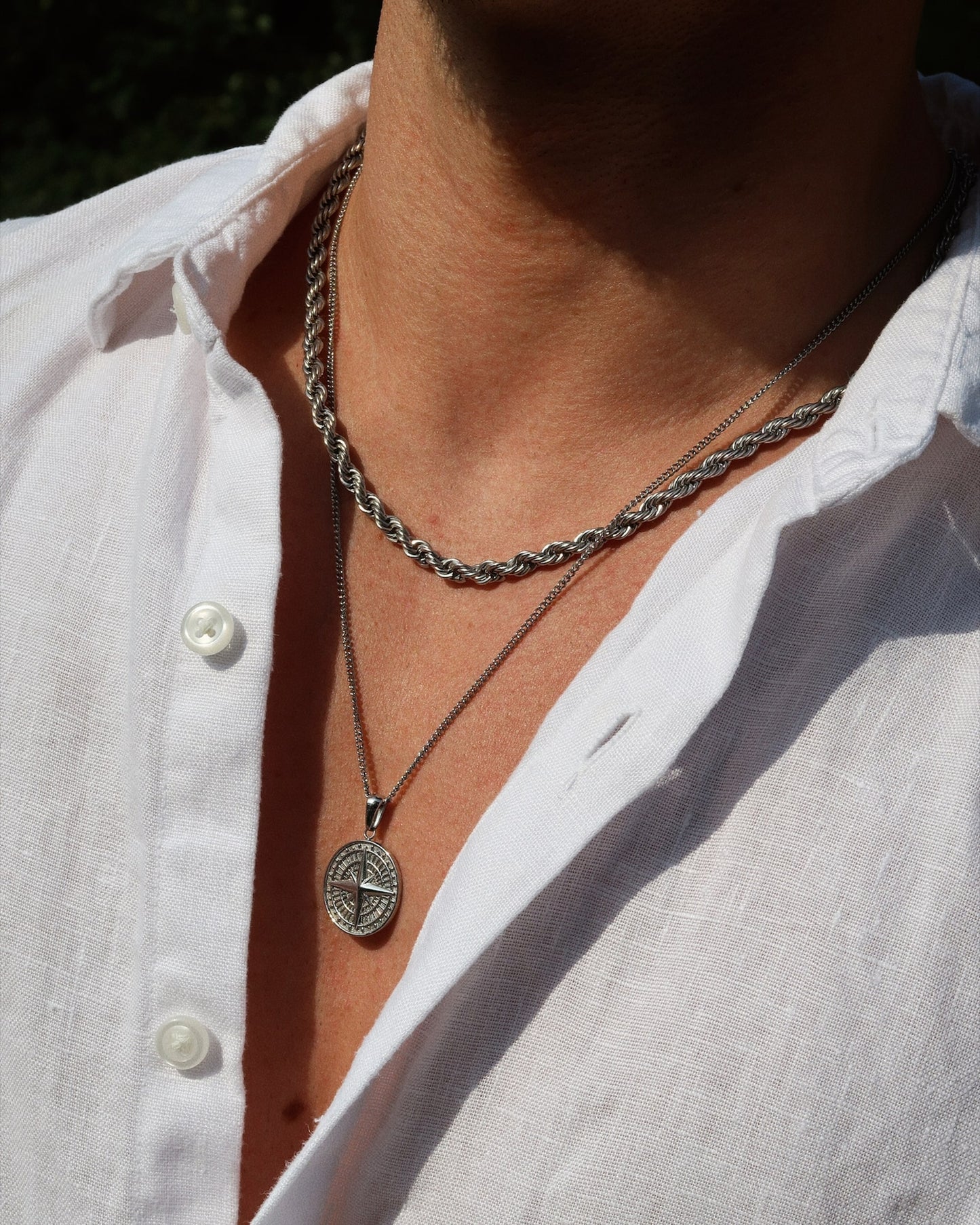 Compass Pendant Necklace