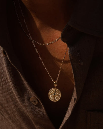 Compass Pendant Necklace - METL