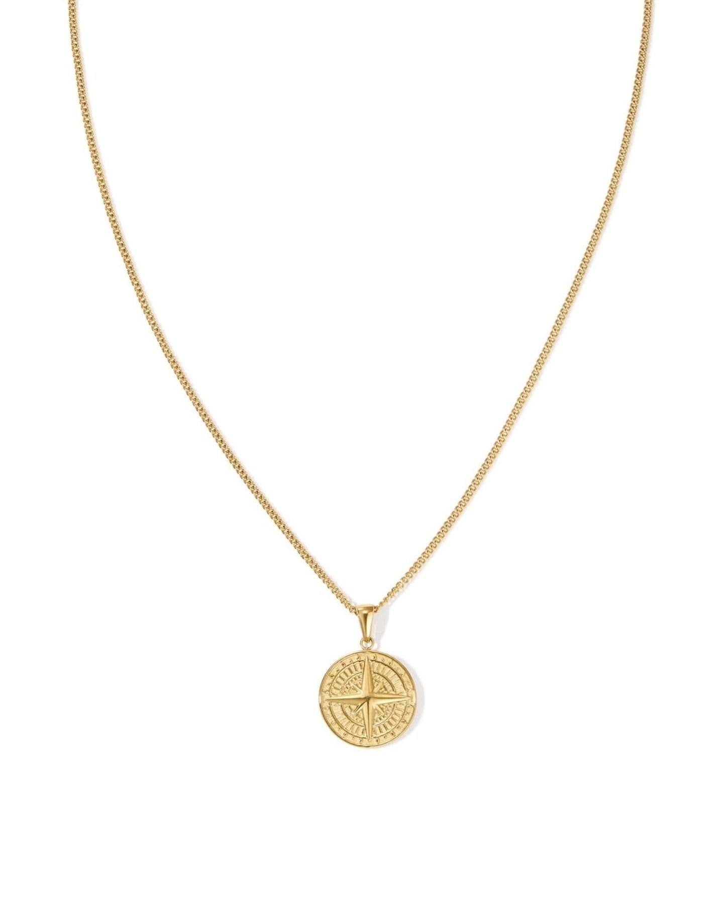 Compass Pendant Necklace - METL
