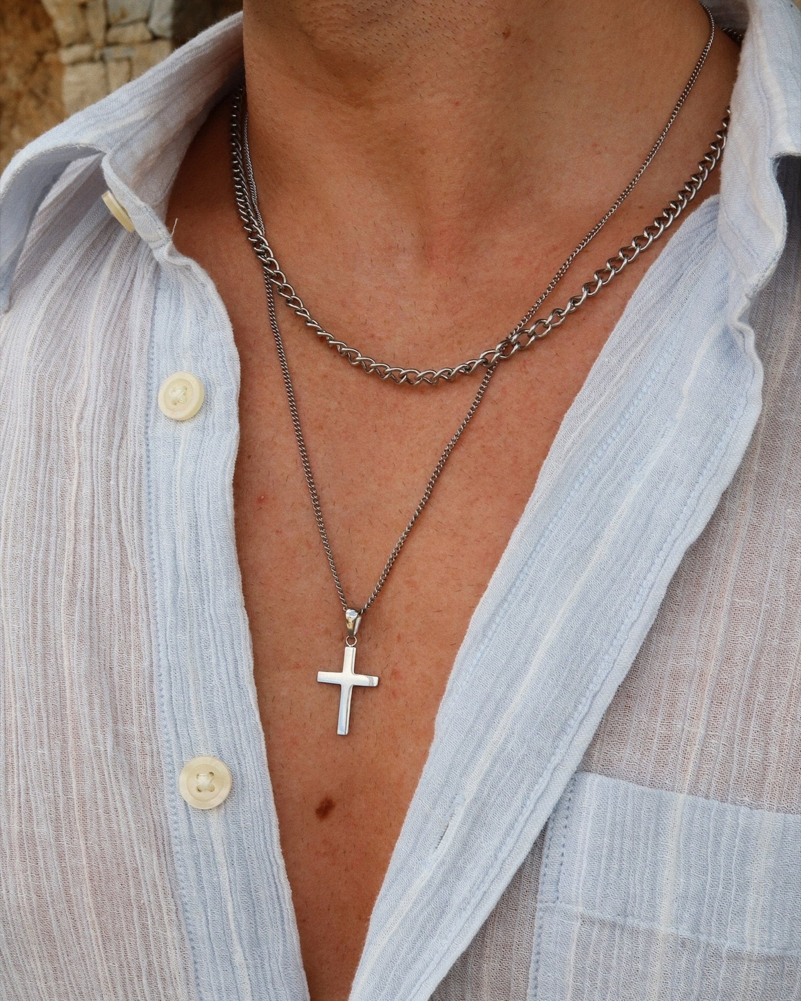 Cross Pendant Necklace - METL