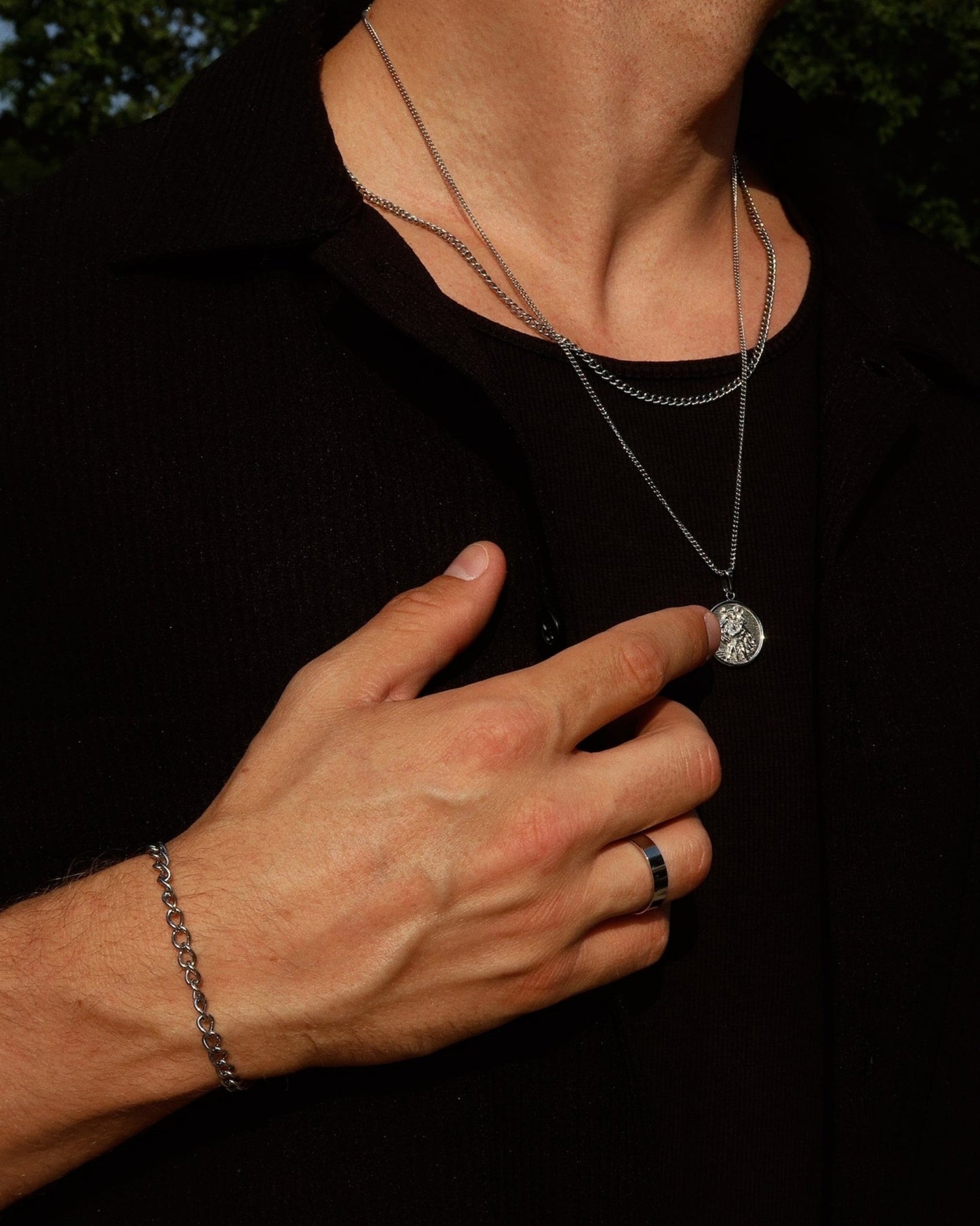 St. Christopher Pendant Necklace - METL